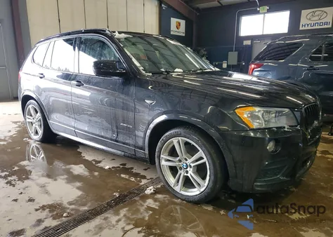 2013 BMW X3 xDrive35I из США, поврежденный, VIN 5UXWX7C54DL980051